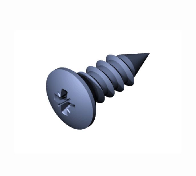 cross recessed tapping screws raised countersunk oval head