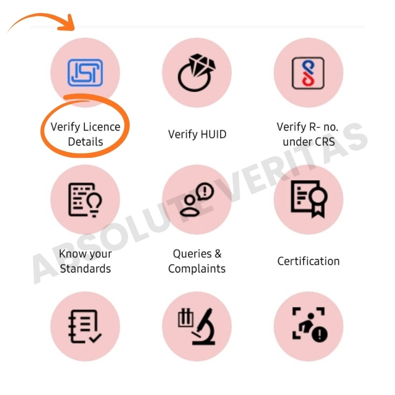 Verify licence details in the BIS Care app to check a CML number
